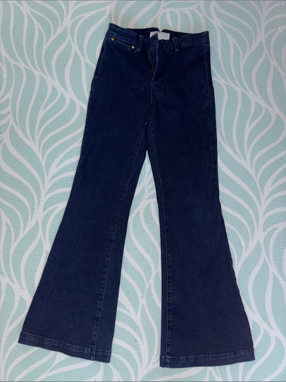 Anne KleinDark Blue Women's Flared Jeans